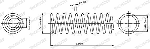 Monroe SP3898 Oespectrum Spiralfeder von Monroe