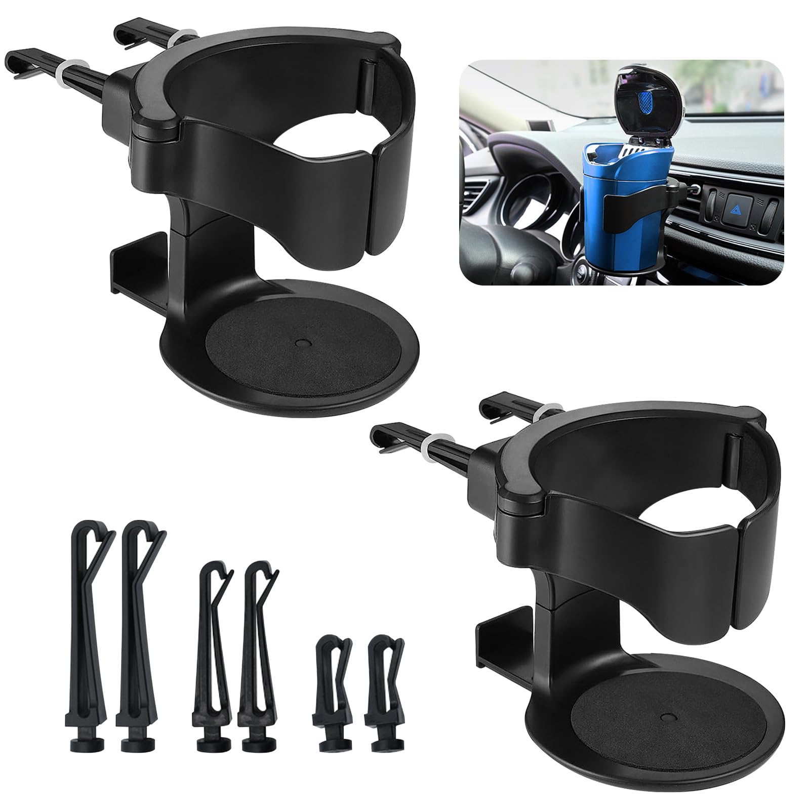 Monsully 2 Stück Auto Getränkehalter, Auto Becherhalter Verstellbare Dosenhalter Universeller Auto Becherhalter Wasserflaschenhalter für Auto Aschenbecher, Kaffeebecher und Getränkedose Monsully 2 Stück Auto Getränkehalter, Auto Becherhalter Verstellbare Dosenhalter Universeller Auto Becherhalter Wasserflaschenhalter für Auto Aschenbecher, Kaffeebecher und Getränkedose von Monsully