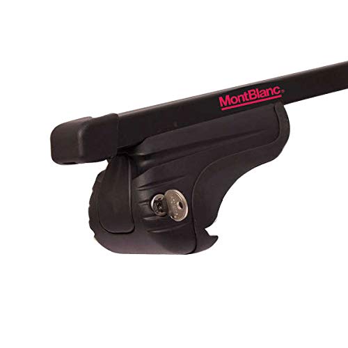 Mont Blanc 230150 Dachträgersatz Activa Stahl 109, Schwarz von Montblanc