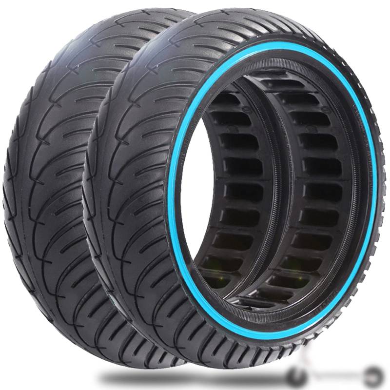 Monuary 2PCS Schlauchloser Reifen 50/75-6.1, E Roller Vollgummireifen 8 1/2 x2, Reifen 8,5x2 Vollgummi für E Scooter Xiaomi Scooter 3/3 Lite/Pro 2 /M365 von Monuary