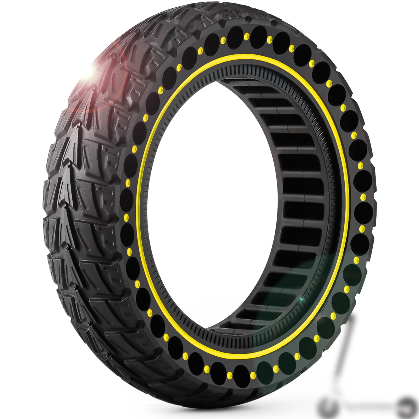 Monuary 1PCS Schlauchloser Reifen 60/70-6.5, E Roller Vollgummireifen 10x2.50-6.5, Reifen 10x2.5 Vollgummi für e Scooter Ninebot G30/G30D/G30E/G30LP/G30 Max Monuary 1PCS Schlauchloser Reifen 60/70-6.5, E Roller Vollgummireifen 10x2.50-6.5, Reifen 10x2.5 Vollgummi für e Scooter Ninebot G30/G30D/G30E/G30LP/G30 Max von Monuary
