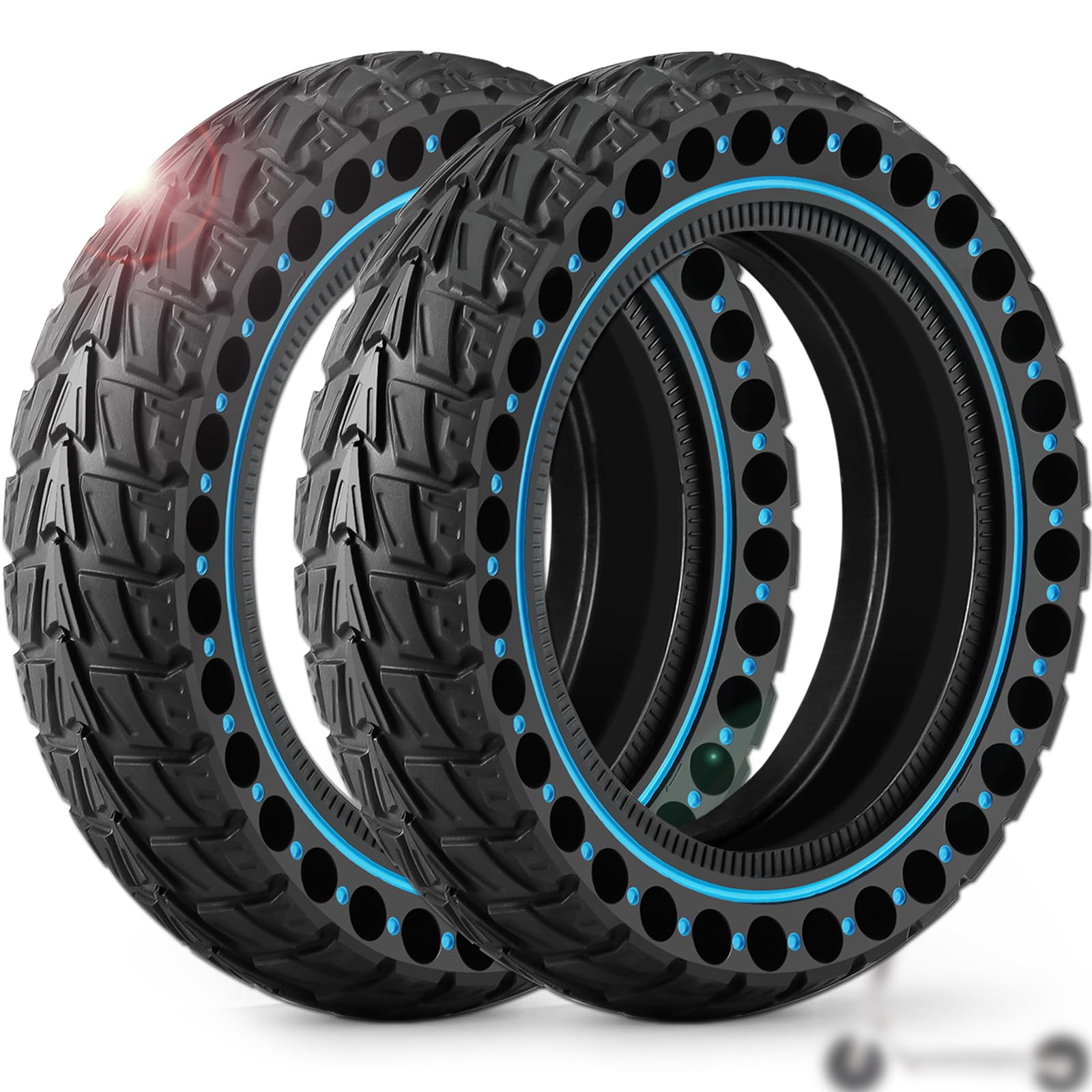 Monuary 2PCS Schlauchloser Reifen 50/75-6.1, E Roller Vollgummireifen 8 1/2 x2, Reifen 8,5x2 Vollgummi für E Scooter Xiaomi Scooter 3/3 Lite/Pro 2 /M365 Monuary 2PCS Schlauchloser Reifen 50/75-6.1, E Roller Vollgummireifen 8 1/2 x2, Reifen 8,5x2 Vollgummi für E Scooter Xiaomi Scooter 3/3 Lite/Pro 2 /M365 von Monuary