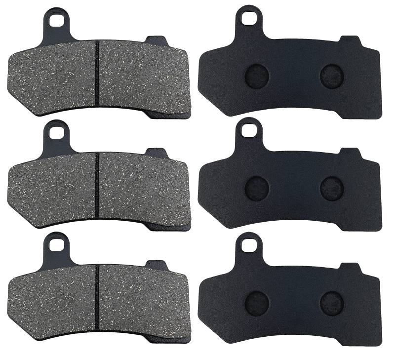 Bremsbeläge vorne und hinten für Harley Davidson FLHX Street Glide 2008-2015, Road Glide 2008-2016, FLHR Road King 2008-2022, FLHTCU Ultra Classic Electra Glide 2008-2015, Electra Glide Classic 2008 von MooLang