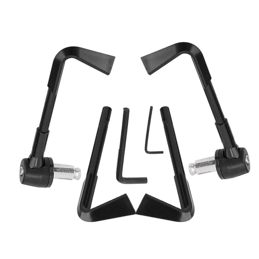 Motorrad-Bremsschutzhebel-Kit, CNC-Motorrad-Handgriffschutz-Bremshebel Schutzschutz + Ersatzhebel + Inbusschlüssel(Schwarz) von CHICHL