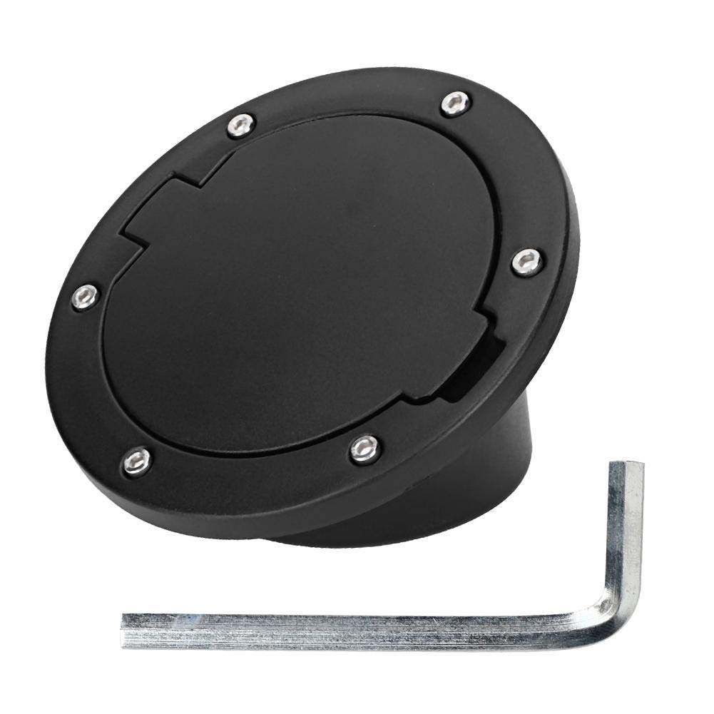 Tankdeckel, Schwarz ABS Tankdeckeldeckel Passend für JK 2007-2017 Autozubehör Tankdeckel, Schwarz ABS Tankdeckeldeckel Passend für JK 2007-2017 Autozubehör von Moonyeu