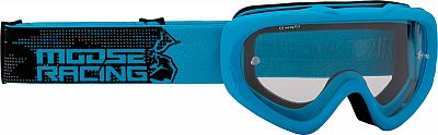 Moose Racing Qualifier Agroid, Crossbrille Kinder - Blau/Schwarz Klar von Moose Offroad