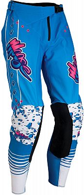 Moose Racing Agroid Blau, Textilhose - Blau/Pink/Weiß - 32 von Moose Racing