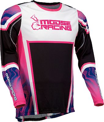 Moose Racing Agroid S23, Trikot - Pink/Lila/Schwarz - L von Moose Offroad