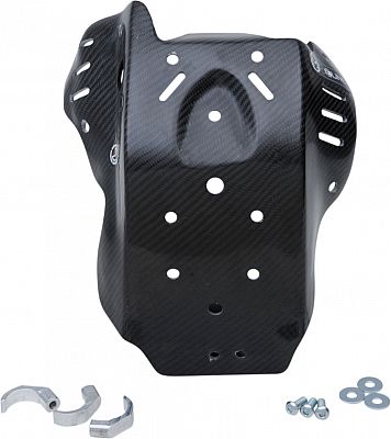 Moose Racing Husqvarna FC250, Carbon-Motorschutzplatte - Schwarz von Moose Offroad