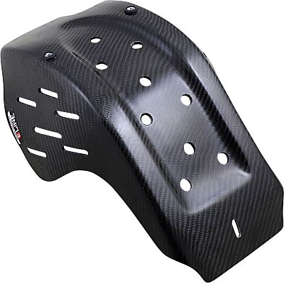 Moose Racing KTM/Husqvarna, Carbon-Motorschutzplatte - Schwarz von Moose Offroad