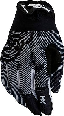 Moose Offroad MX1, Handschuhe Jugend - Schwarz/Grau/Weiß - S von Moose Offroad