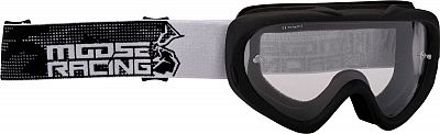 Moose Racing Qualifier Agroid, Crossbrille Kinder - Schwarz/Grau Klar von Moose Offroad