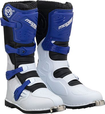 Moose Racing Qualifier MX, Stiefel - Blau/Weiß/Schwarz - 13 US von Moose Offroad