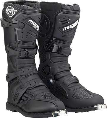 Moose Racing Qualifier MX, Stiefel - Schwarz - 13 US von Moose Offroad