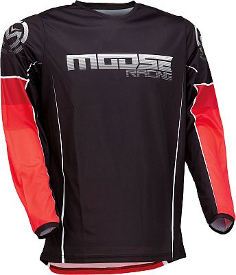 Moose Offroad Qualifier, Trikot - Schwarz/Rot/Grau - M von Moose Offroad