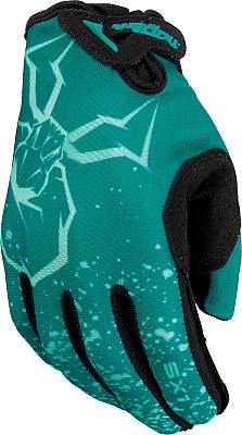 Moose Racing SX1 S23, Handschuhe Jugend - Grün/Schwarz - S von Moose Offroad