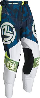 Moose Offroad Sahara, Textilhose - Blau/Grün/Weiß - 34 von Moose Offroad