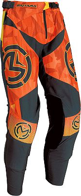 Moose Racing Sahara S22, Textilhose - Orange/Gelb/Schwarz - 32 von Moose Racing