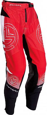 Moose Offroad Sahara, Textilhose - Rot/Schwarz/Weiß - 28 von Moose Offroad