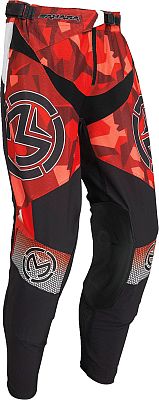Moose Offroad Sahara, Textilhose - Rot/Weiß/Schwarz - 30 von Moose Offroad