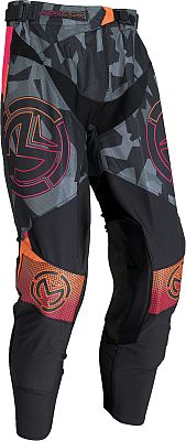 Moose Offroad Sahara, Textilhose - Schwarz/Grau/Rot - 38 von Moose Offroad