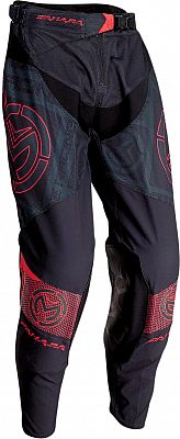 Moose Offroad Sahara, Textilhose - Schwarz/Rot/Dunkelgrau - 32 von Moose Offroad