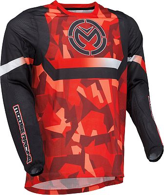 Moose Offroad Sahara, Trikot - Rot/Weiß/Schwarz - XL von Moose Offroad