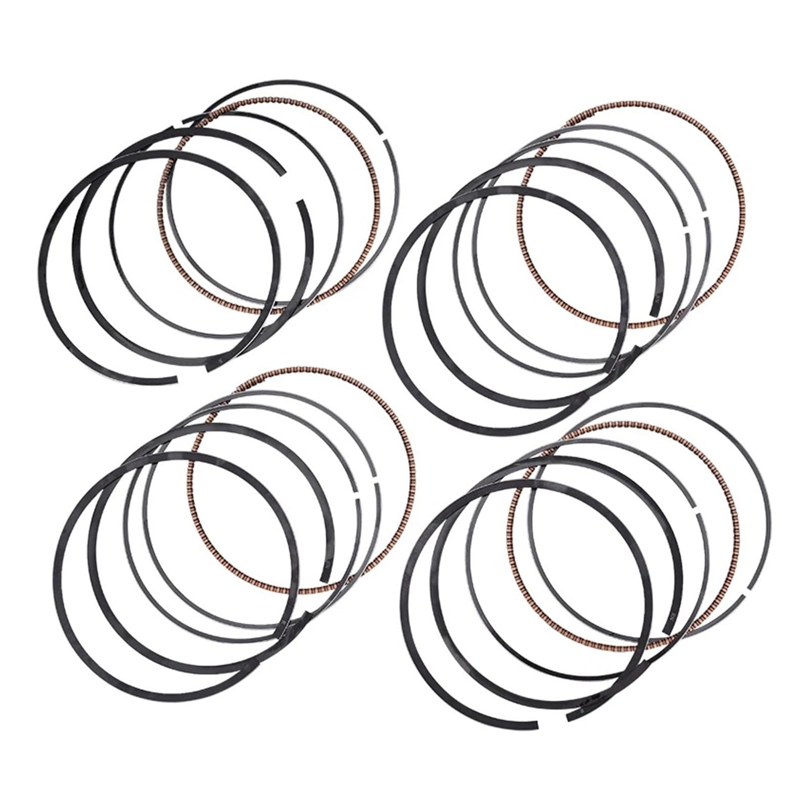 4pc 75mm 75,25mm 75,5mm 75,75mm 76mm Motorrad 4 Zylinder Motor Kolben Ringe for CBR900RR-A CBR954RR 02-03(75.75mm) von Mooyaya