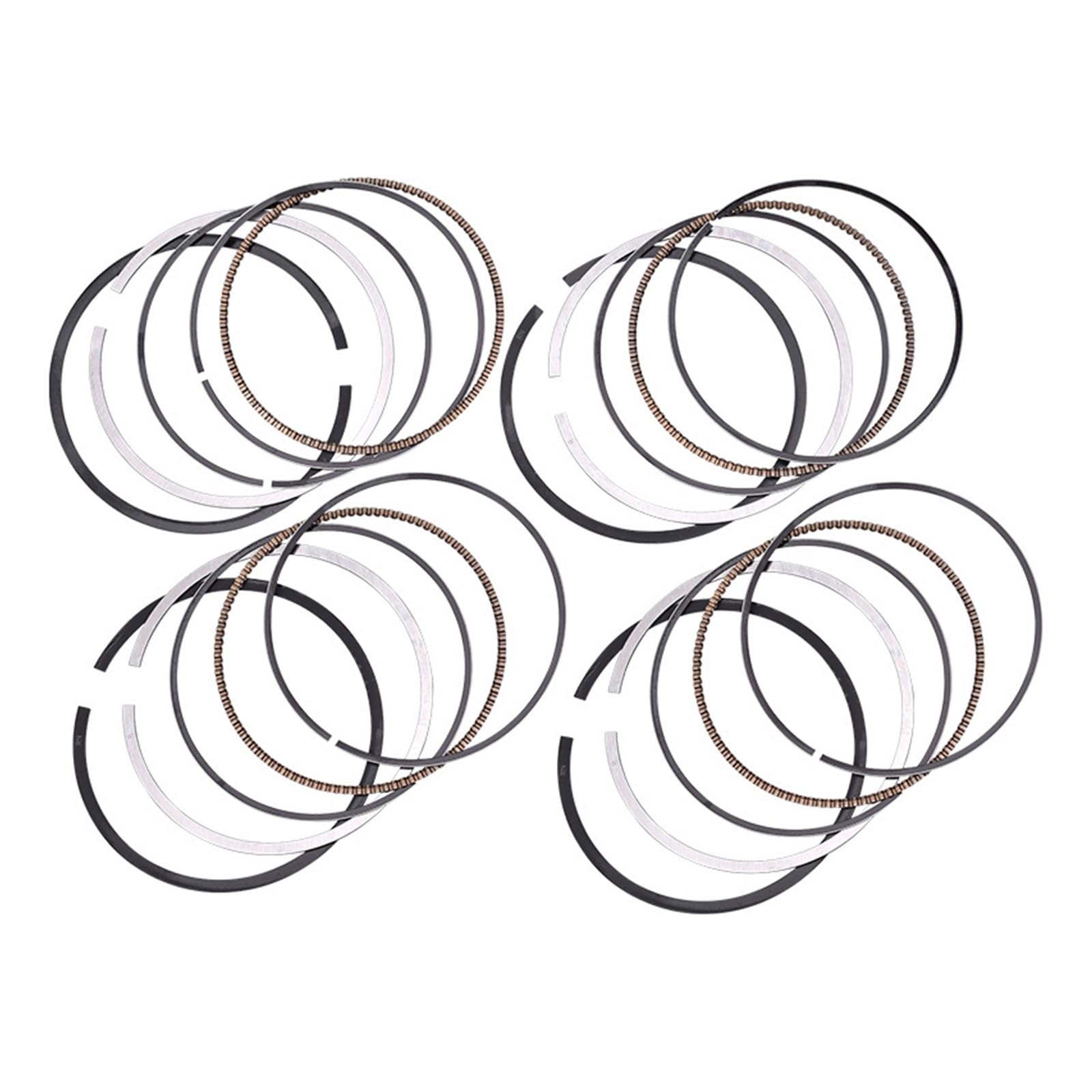 65,5mm Motorrad 4 Zylinder Motor Kolben Ringe for FZ-6N FZ6N S2 FZ-6S Fazer FZ-6R XJ6 XJ 6 YZF-R6 YZF600 R6 R6S(4XSTD size) von Mooyaya