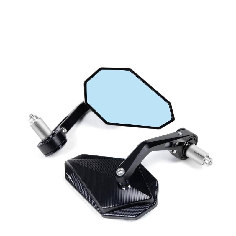 7/8 "22mm Motorrad Rückspiegel Universal Roller Bar End Lenker Spiegel Rückspiegel Zubehör von Mooyaya