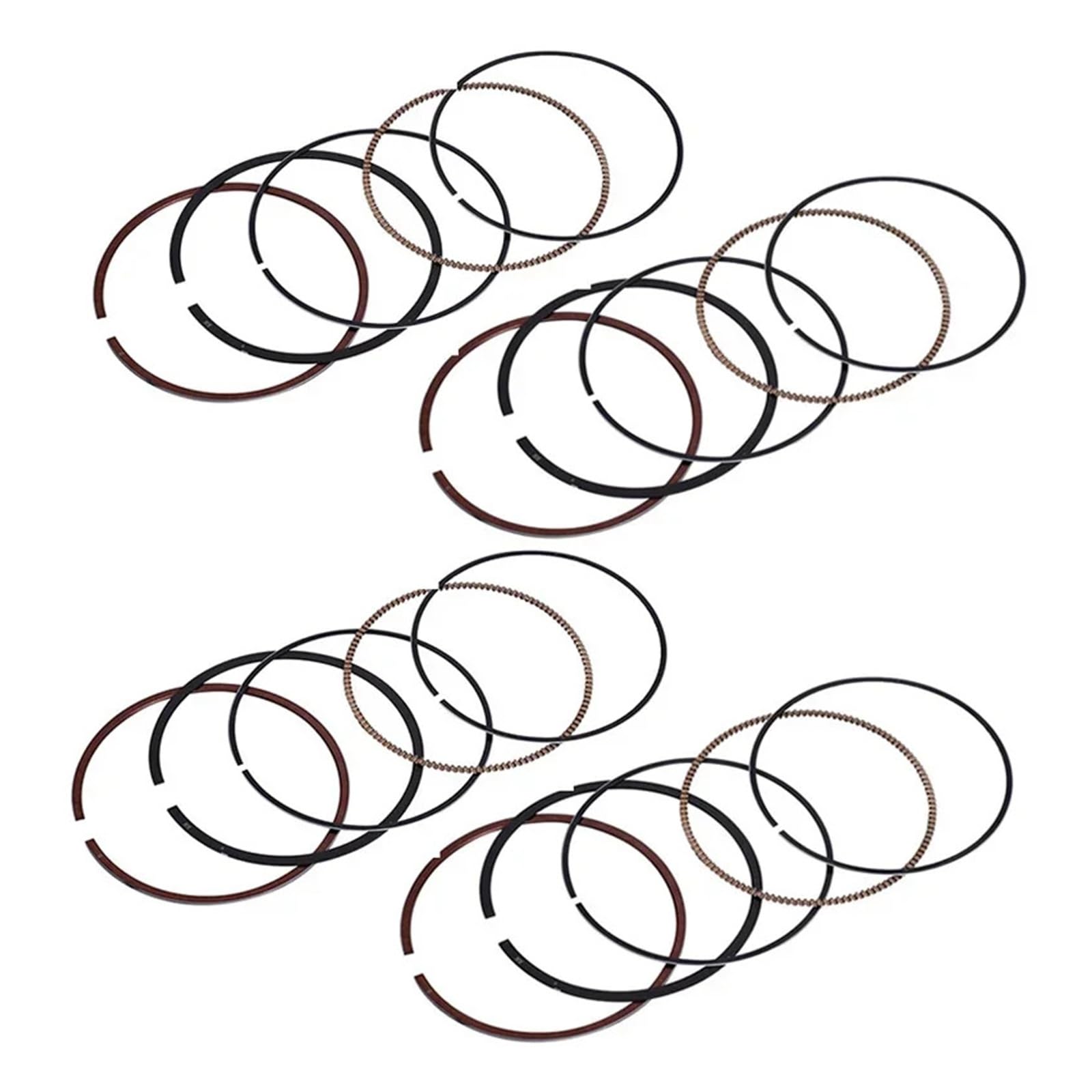 74mm Motorrad 4 Zylinder Motor Kolben Ringe for YZF-R1 YZFR1 SN YZF R1 FZ-1S FZ1 FZ 1 FZS1000 FZS 1000 FAZER(4XSTD size) von Mooyaya