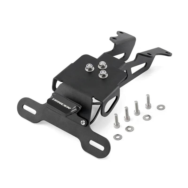 Motorrad Blinker Kennzeichenhalter for MT09 Tracer 900/9/GT 7GT 700/GT FJ-09 2015-2024(Holder Black) von Mooyaya