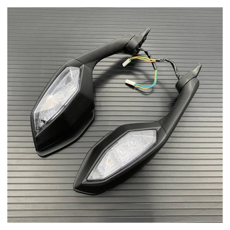 Motorrad Faltbare Blinker Rückansicht Spiegel for YZF R6 YZF-R6 2017 2018 2019 2020 2021 YZF R1 YZFR1 2015-2021 von Mooyaya