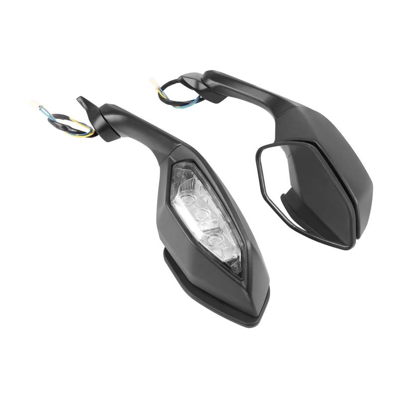Motorrad Faltbare rückspiegel mit blinker for YZF R6 YZFR6 15-2023 YZF R1 YZFR1 YZF-R1 von Mooyaya
