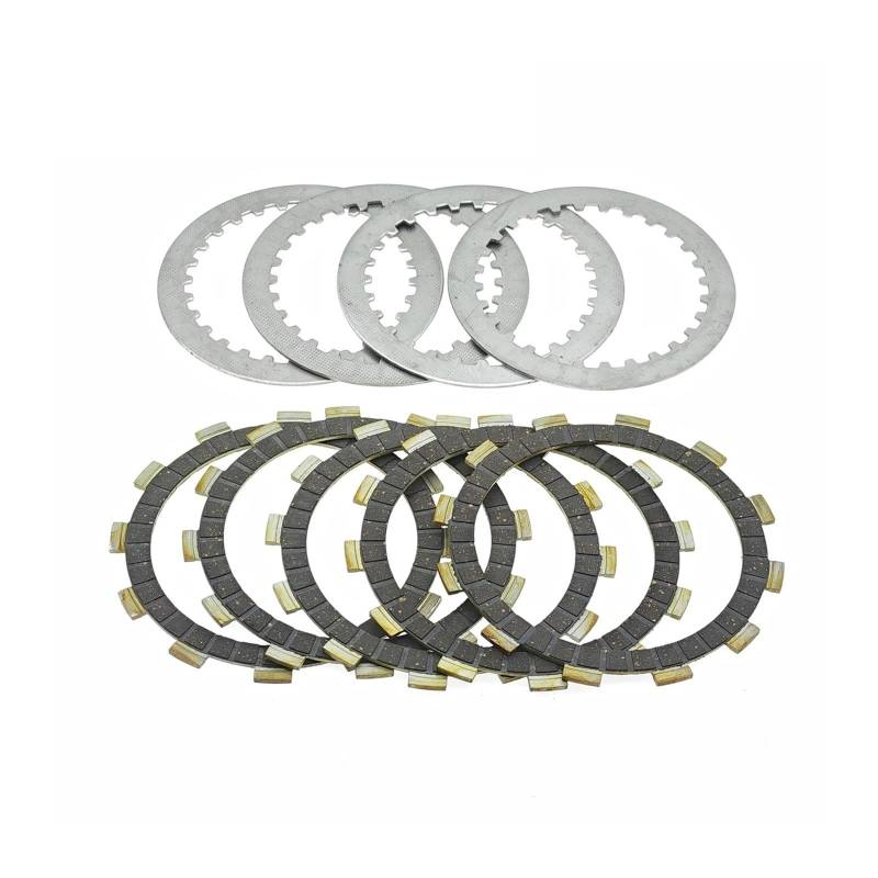 Motorrad Kupplung Reibung Stahl Platte Discs for GN250 Inazuma GW250 GZ250 VL250 TU250 DR250S SW-1 GW GZ GN TU Intruder LC 250(One Set) von Mooyaya