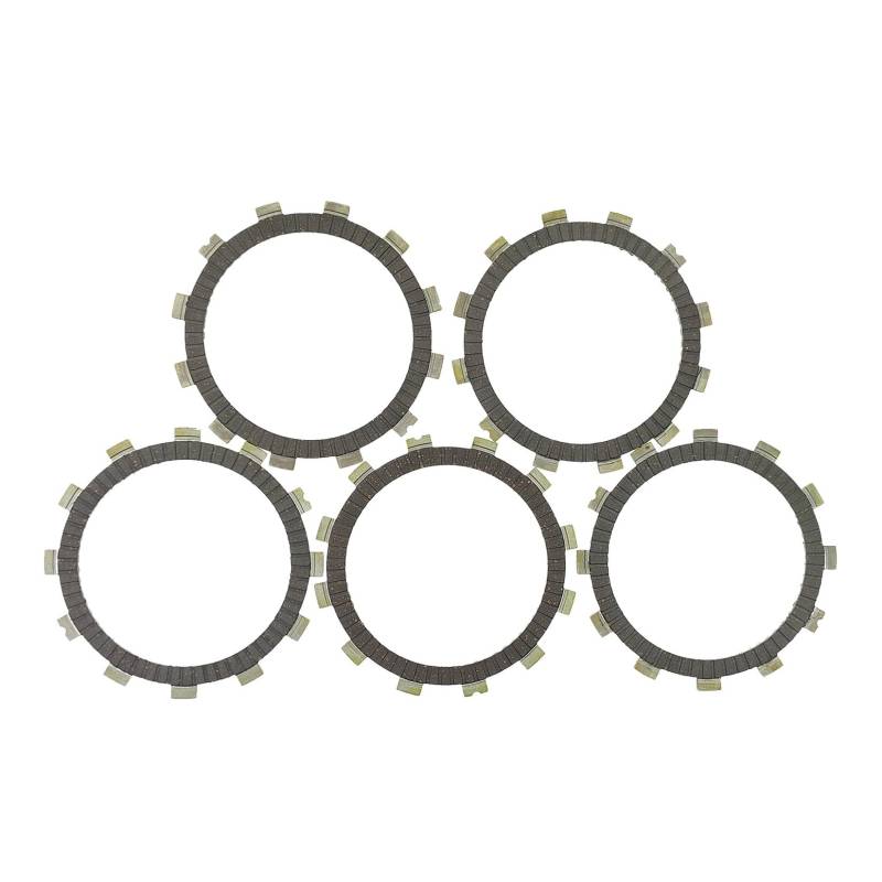 Motorrad Kupplung Reibung Stahl Platte Discs for GS125 GT125 GZ125 DR125 DF125 GSX150F GSX-R150 L6-L8 GIXXER155 GN125 HS(Friction Plate 5pcs) von Mooyaya