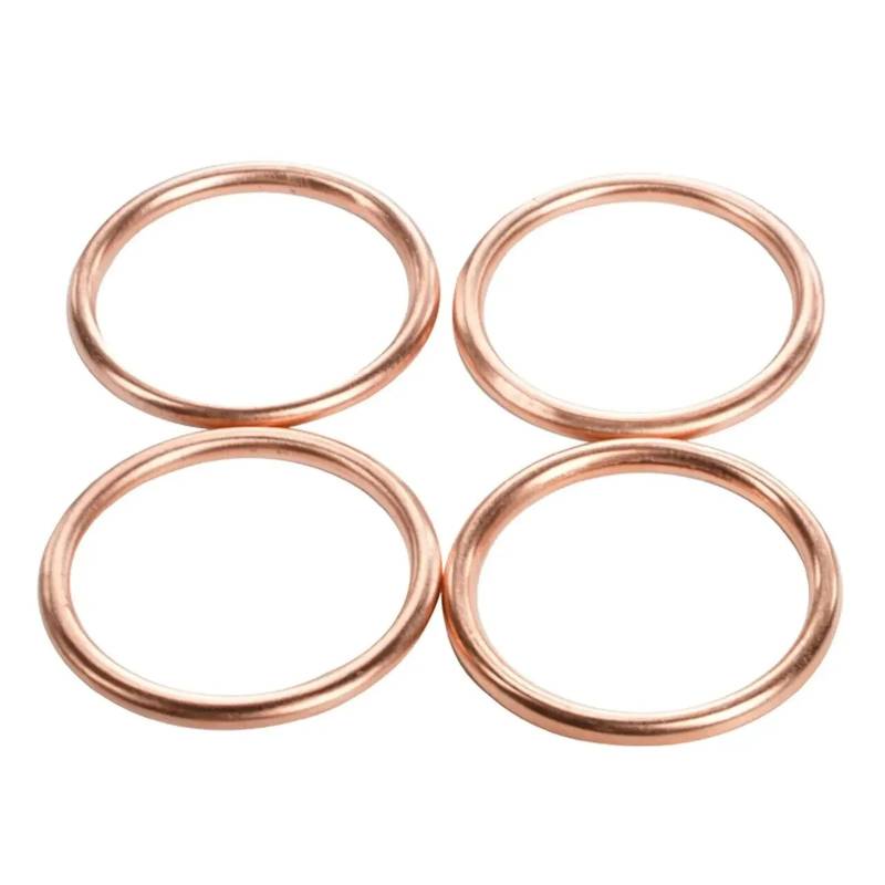 Motorrad Motor Zylinderkopf Kurbelgehäuse Abdeckung Dichtung Kits Set for CBR600RR 2003-2006(Exhaust pipe gasket) von Mooyaya