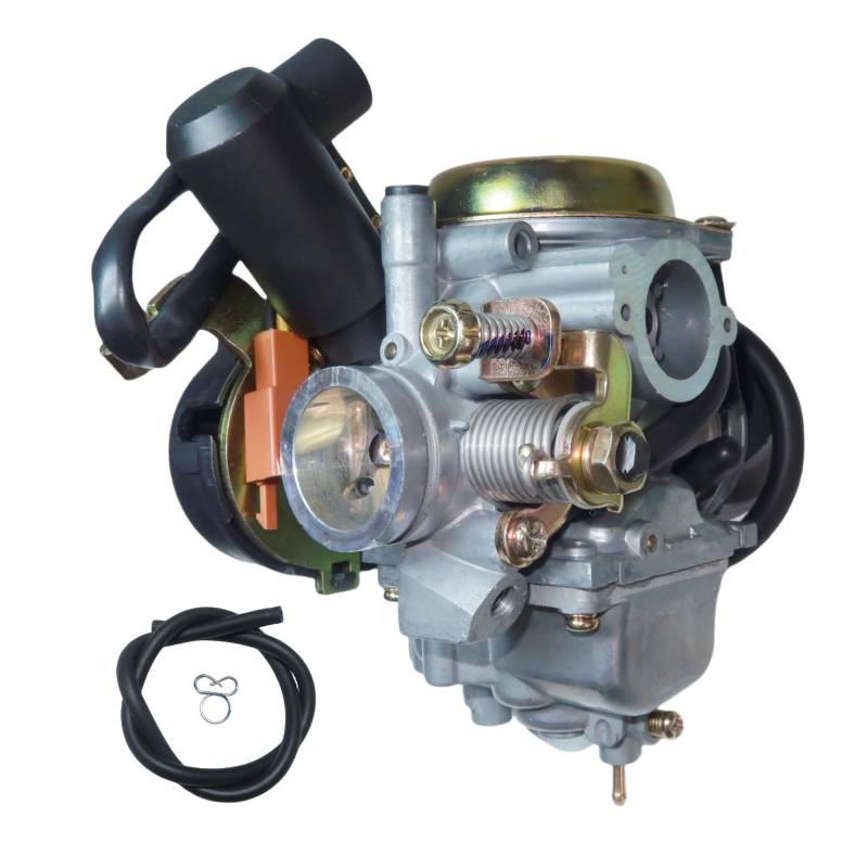 Motorrad Vergaser for AN125 ZY125 HS125T HJ125T QS125T-3 QS150T PD26 BS26 125cc 13200-37G10 Roller Carb von Mooyaya