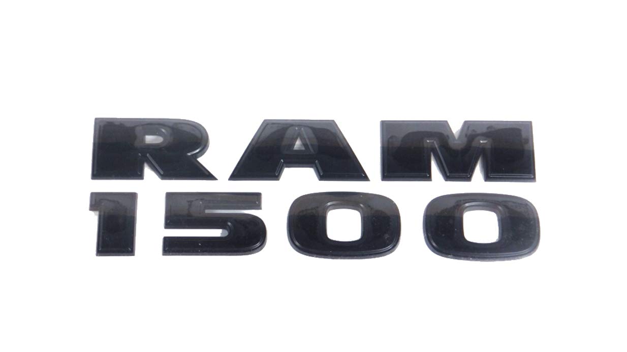 Mopar Ram RAM1500 schwarzes Emblem, Namensschild-Aufkleber, Mopar OEM Mopar Ram RAM1500 schwarzes Emblem, Namensschild-Aufkleber, Mopar OEM von Mopar