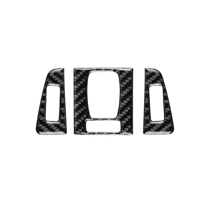 3er Set Kohlefaser Luftauslass Abdeckung,MoreChioce Carbon Fiber Auto Panel Dekoration Abdeckung Trim Auto Decor Zubehör kompatibel mit 3er F30 2013-2018 F34 2013-2017 von MoreChioce