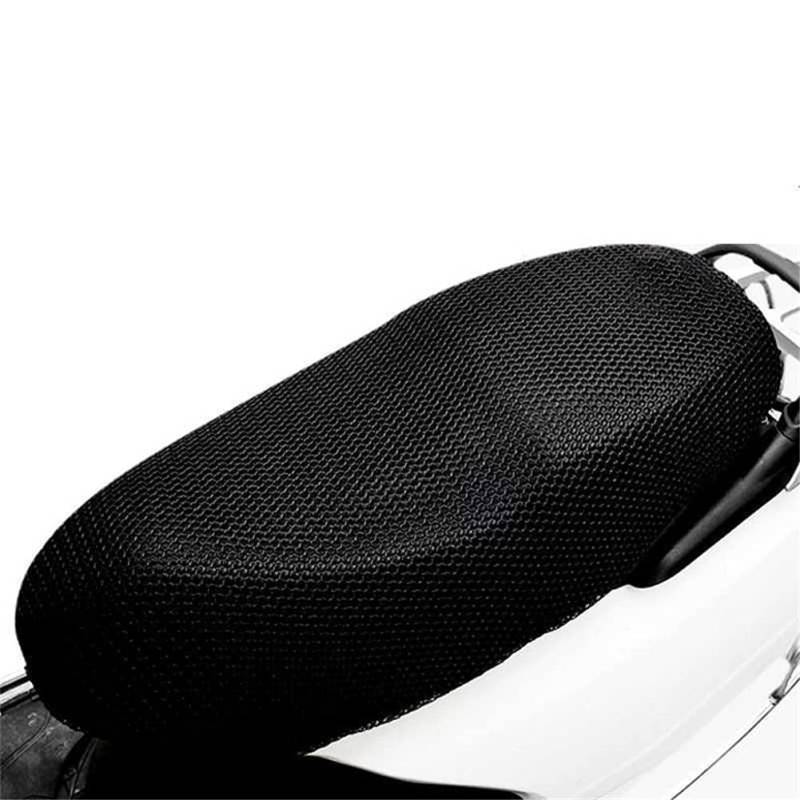 Motorrad Moped Sitzbezug,MoreChioce Universal 3D Mesh Motorrad Sitzbankbezug Anti-Rutsch Motorrad Schutzkissen Sonnenschutz Sitzbezug Atmungsaktives Kissen für Motorrad,XXXXL von MoreChioce