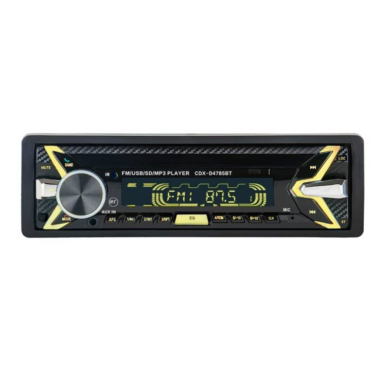 Single DIN Autoradio,MoreChioce Autoradio MP3 Player Bluetooth Freisprecheinrichtung Auto Stereo USB TF AUX Media Player von MoreChioce