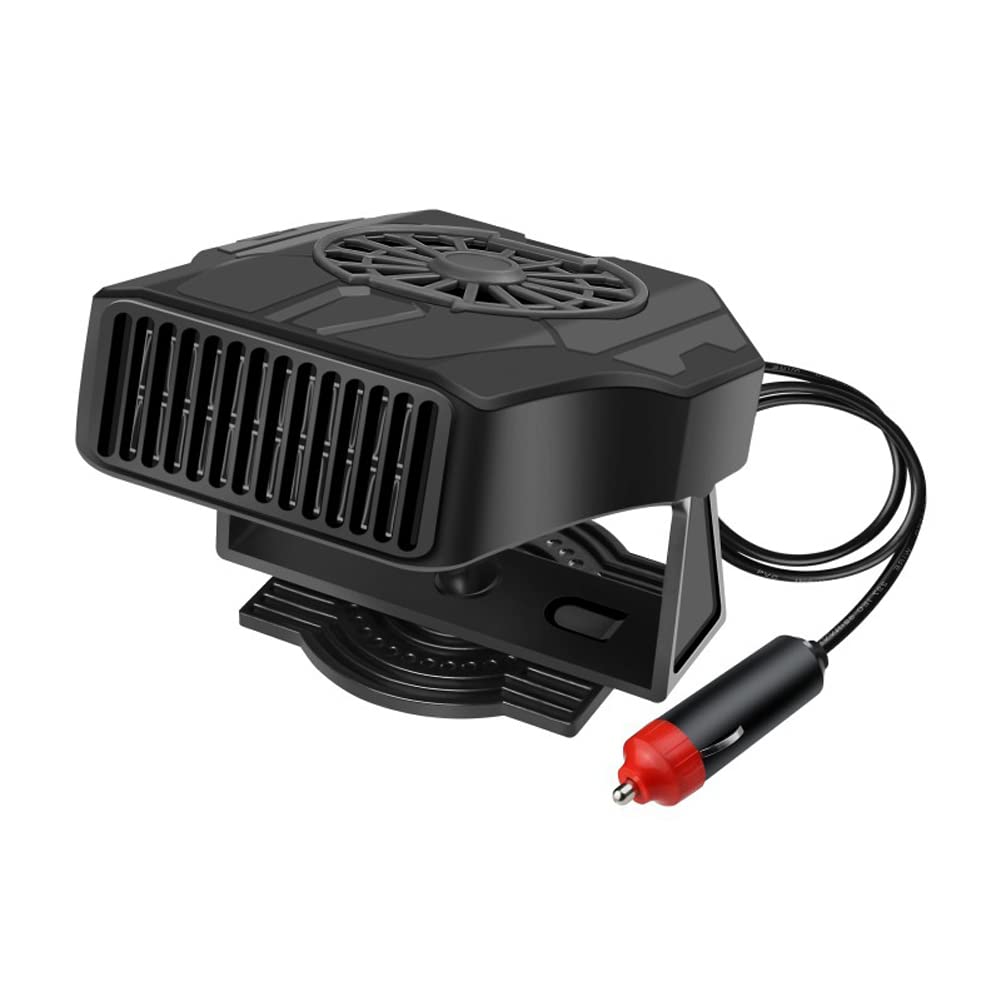 Tragbare Auto Heizung Defroster,MoreChioce 120W/12V Auto Heizlüfter 2-in-1 Auto Heizung & Kühlventilator Entfroster 360° Drehbar Windschutzscheibe Elektrische Demister Defogger Defroster von MoreChioce