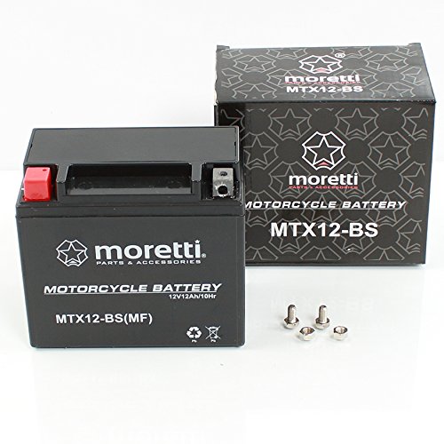 MORETTI MTX12-BS GEL MOTORRAD MOTORROLLER QUAD BATTERIE von Moretti