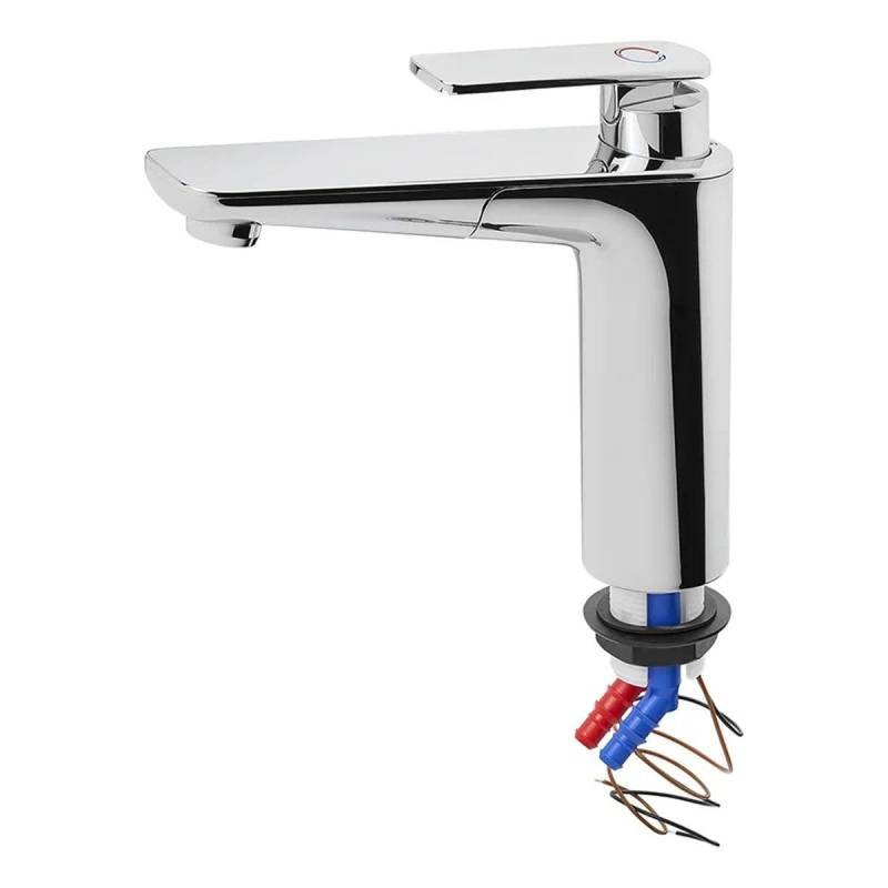 Kalt-Warm Wasserhahn Mischbatterie Vector S Küche Ø33 mm chrom Campingwasserhahn für Wohnmobil Wohnwagen von Moritz