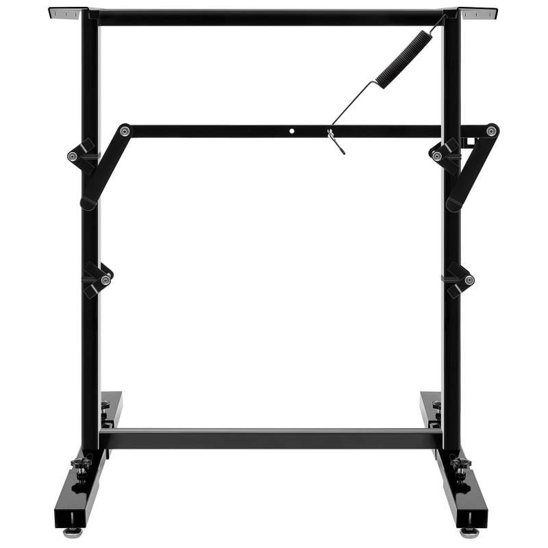 MorningRo Verstellbares Tischbein für Wohnmobile, schwarz, zusammenklappbar, für Wohnwagen, Wohnmobil, Yachten und verschiedene Outdoor-Aktivitäten von MorningRo