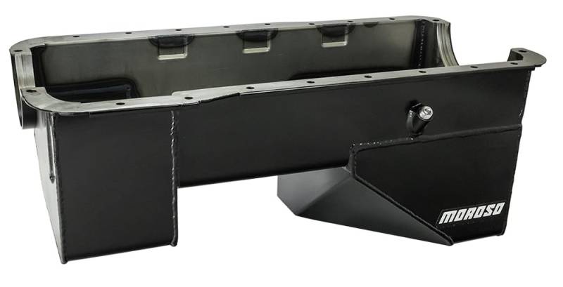 Moroso 20541 Ölwanne aus Stahl, passend für kleine Ford 351W Motoren in 66-77 Bronco, 22,9 cm Tiefe hinten von Moroso