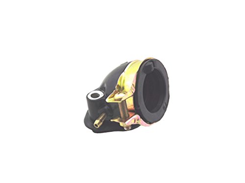 Ansaugstutzen mit Anschluß für 125/150ccm GY6-Motoren für Adly/Herchee AGM Aiyumo Baotian Benzhou Buffalo/Quelle CCF Ering Flex Tech Giantco Goes Jiajue Jinlun Jmstar Jonway Kreidler Lifan Longbo Rex von Mortch Motors