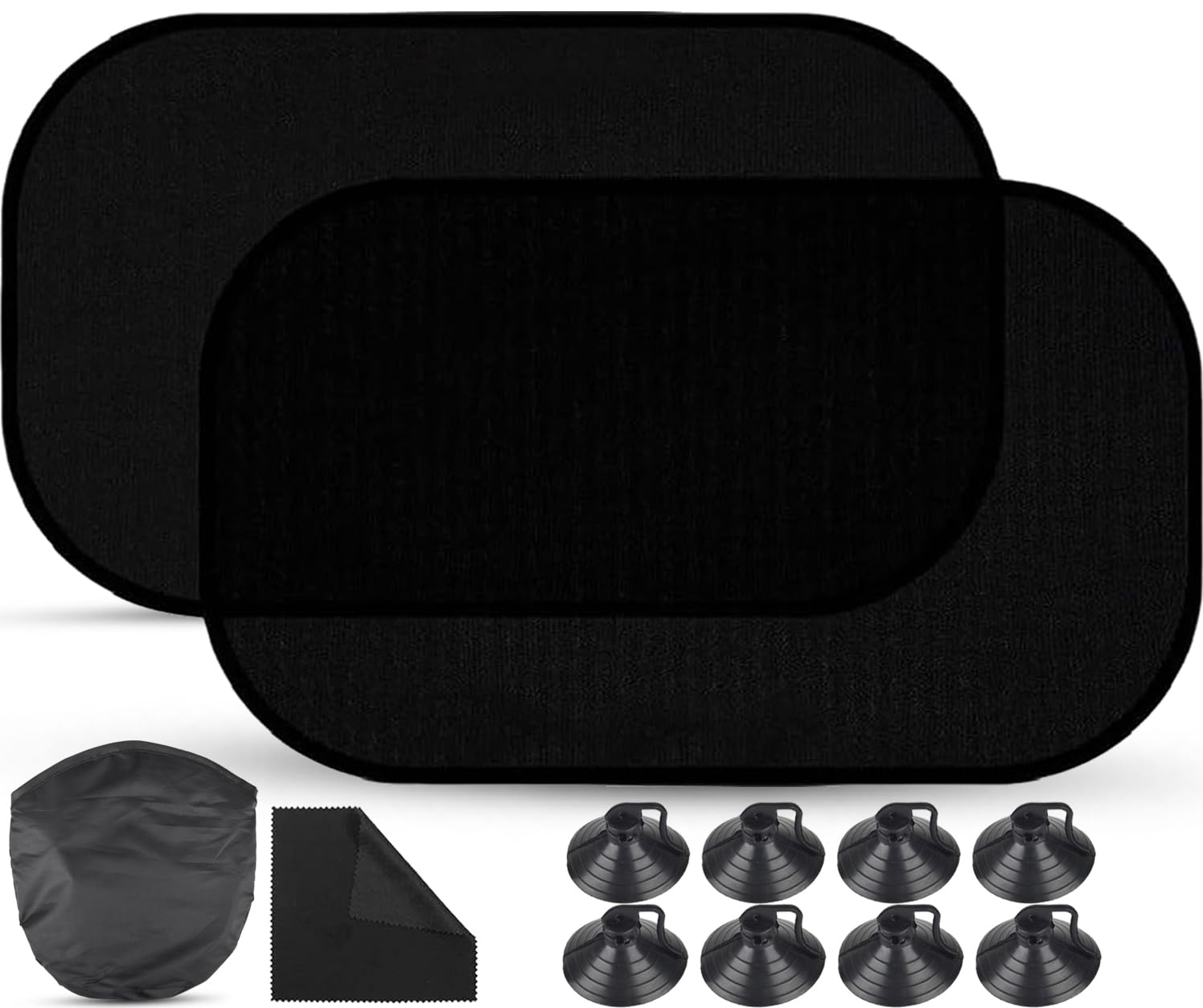 Moseem Sonnenschutz Auto Baby Kinder mit UV Schutz, 2er Set Autofenster Sonnenschutz Kinder Sonnenschutz Auto Seitenscheibe mit 8 Saugnapf für Baby Kinder, Schwarz, 50 x 30 cm Moseem Sonnenschutz Auto Baby Kinder mit UV Schutz, 2er Set Autofenster Sonnenschutz Kinder Sonnenschutz Auto Seitenscheibe mit 8 Saugnapf für Baby Kinder, Schwarz, 50 x 30 cm von Moseem