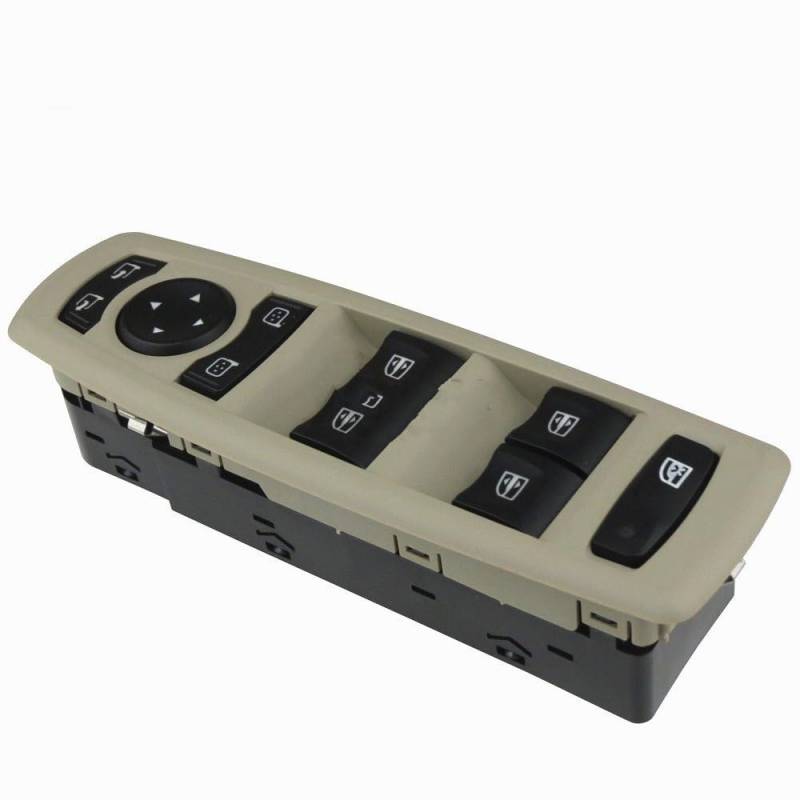 Auto Fensterheber Schalter 2 Farben Auto Styling Auto Multifunktionale Fensterschalter Für Fluence Für LZ Für 1,5 Für DCI 2010 254000006R Auto Steuerschalter Schaltfläche(Beige) von Mosklo